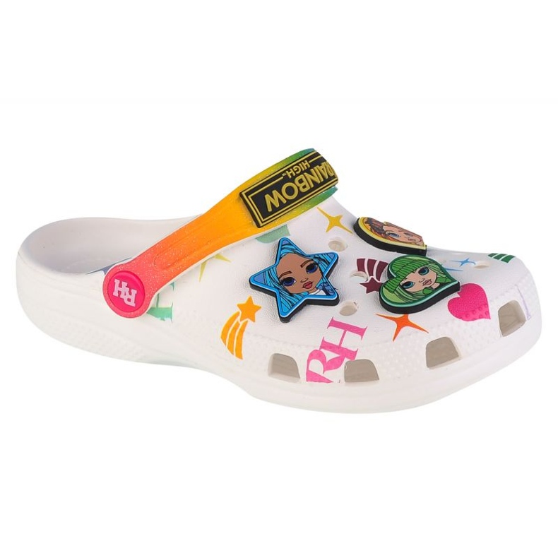 Crocs Classic Rainbow High Kids Clog 208117-90H white