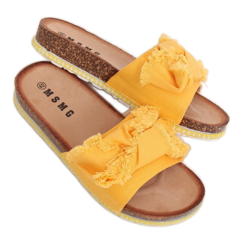 BM Women's Feary Yellow slippers