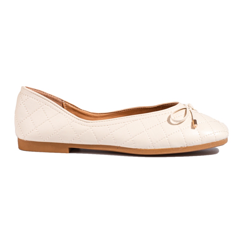 Women's classic beige Shelovet ballerinas