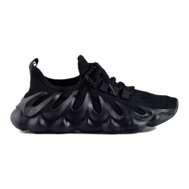 Women's Shelovet black fabric sneakers Women's Shelovet black fabric sneakers