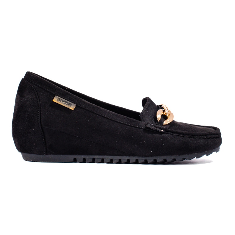 Shelovet black suede loafers