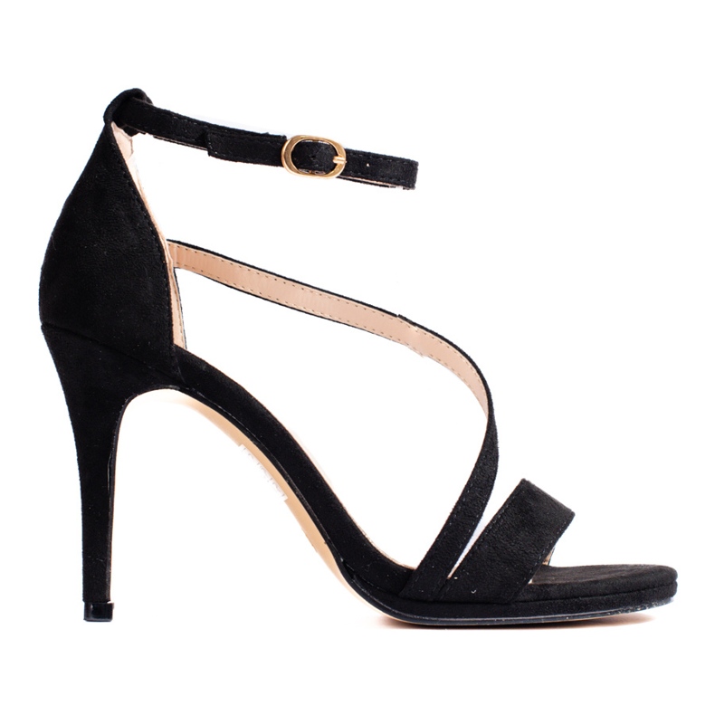 Women's black Shelovet high heel sandals Women's black Shelovet high heel sandals