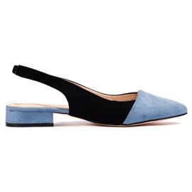 Women's Open Heel Pumps Shelovet black