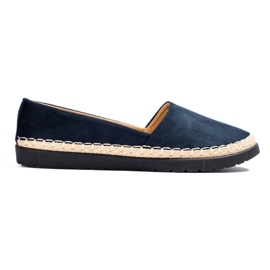 W. Potocki Women's navy blue slip on sneakers from Potocki