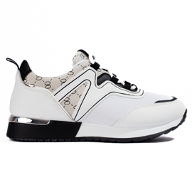 Women's sports shoes white black Shelovet Women's sports shoes white black Shelovet