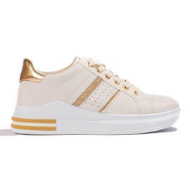 Shelovet beige women's sports shoes