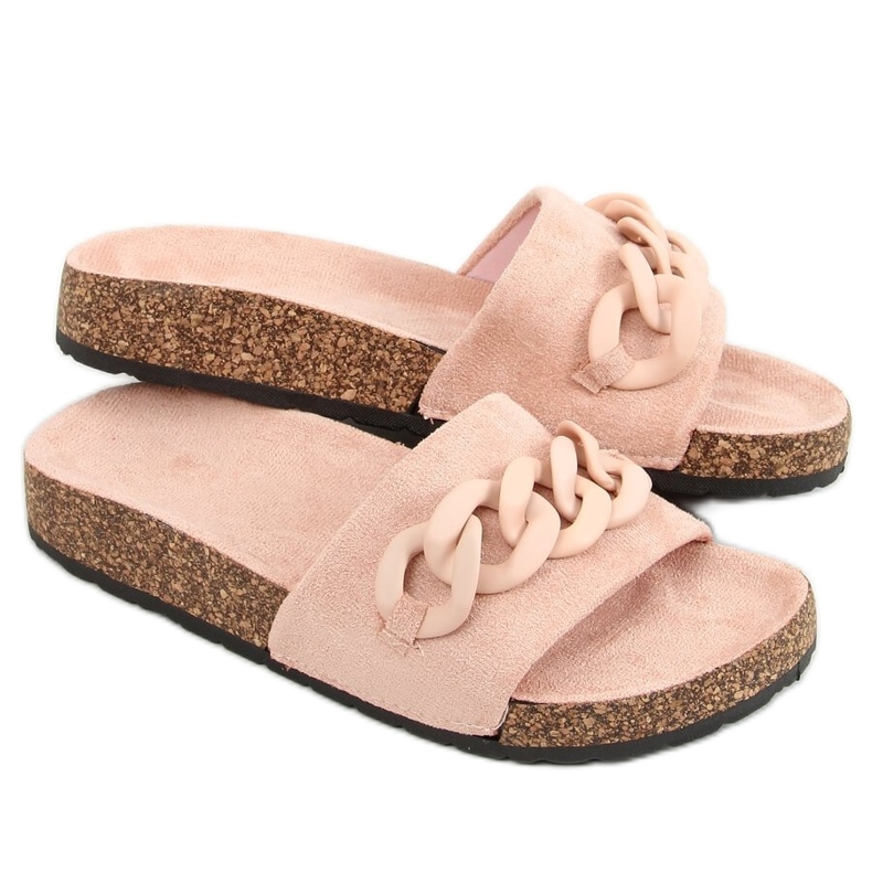 Chain Cork Slides Jarvis Pink
