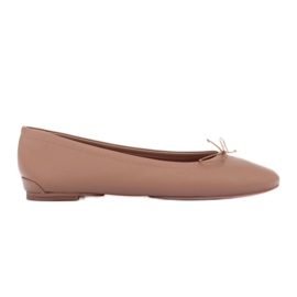 Marco Shoes Passo ballet shoes beige Marco Shoes Passo ballet shoes beige