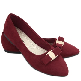 Women's ballerinas Janya Wine Red