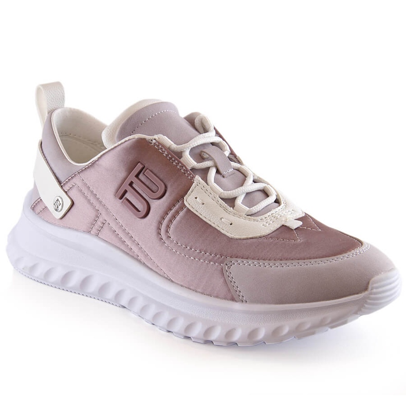 Bugatti Comfortable women's sports shoes on the Bagatti LL293057 platform pink
