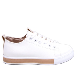 BM Monae Champagne women's sneakers white