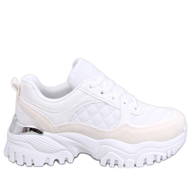 Ortega White wedge sneakers