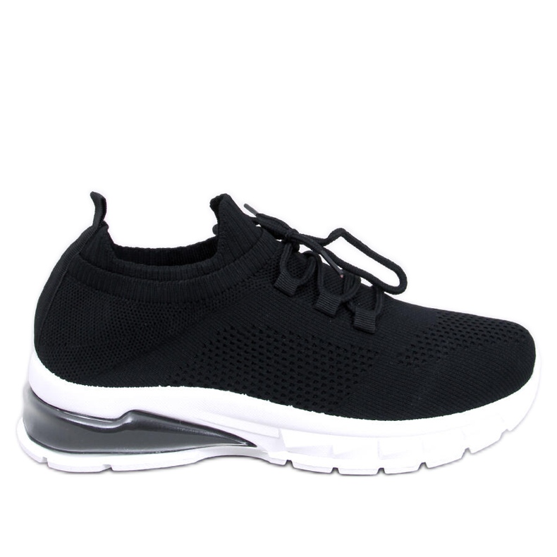 BM Caruso Black sock sports shoes