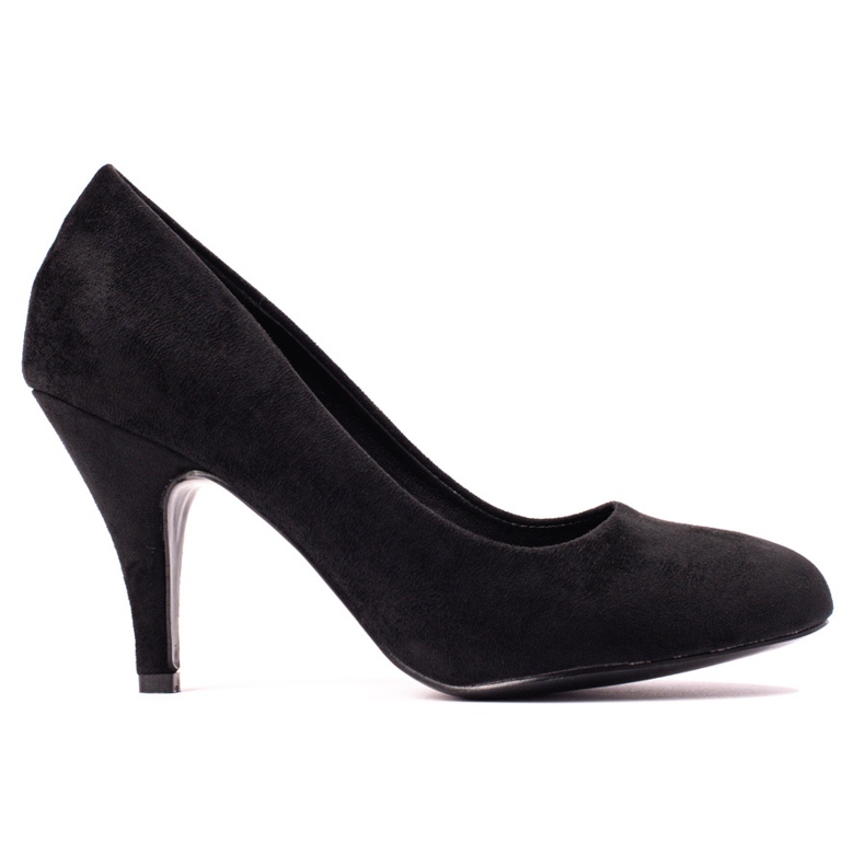 Classic black suede heel pumps from Shelovet Classic black suede heel pumps from Shelovet
