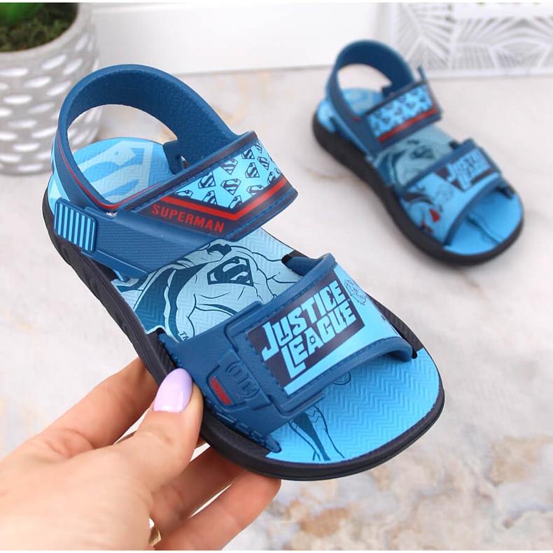Comfortable boys sandals scented blue Superman Zaxy JJ385009 Comfortable boys sandals scented blue Superman Zaxy JJ385009