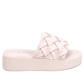 BM Inaba Beige wedge sandals