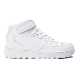Women's white Shelovet high sneakers
