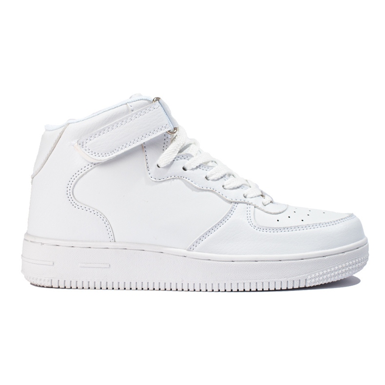 Women's white Shelovet high sneakers