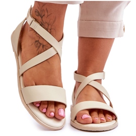 Big Star Ankle Sandals LL274A161 Beige