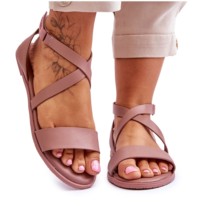 Big Star Ankle Sandals LL274A163 Nude pink