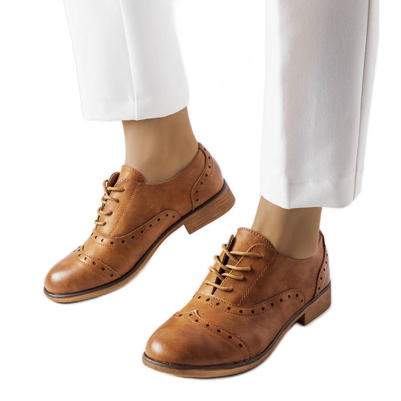 Brown shoes LS5379 Taupe