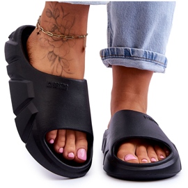 Women's Light Foam Big Star Slippers LL274594 Black Women's Light Foam Big Star Slippers LL274594 Black