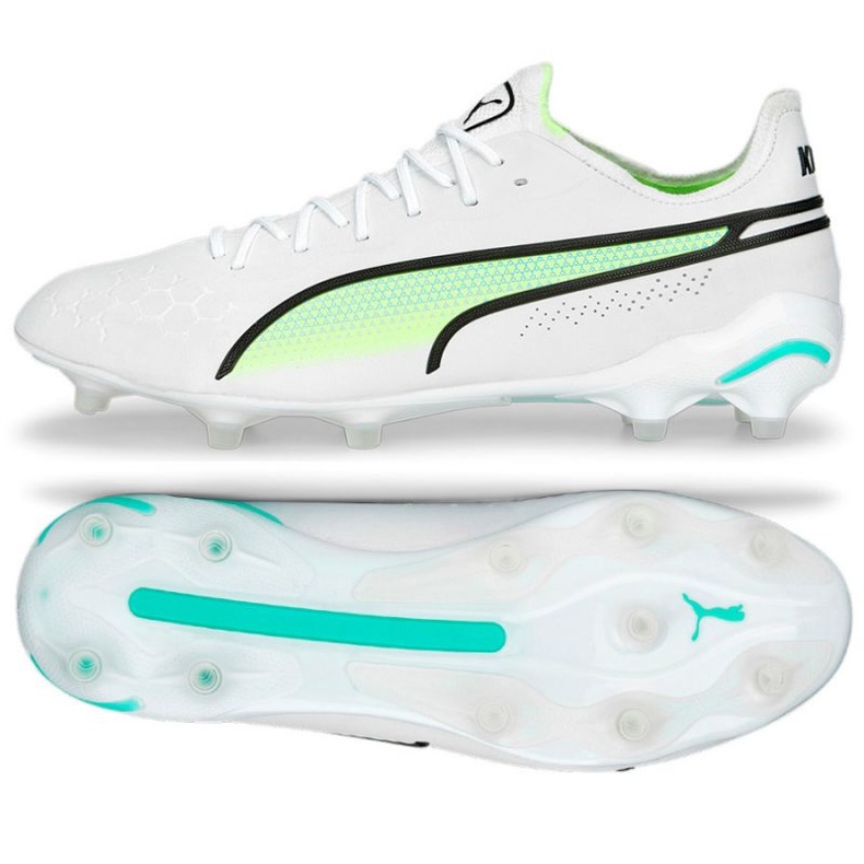 Puma King Ultimate FG/AG M 107097 03 shoes white white Puma King Ultimate FG/AG M 107097 03 shoes white white