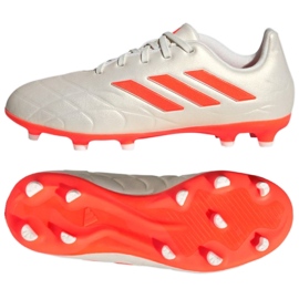 Shoes adidas Copa PURE.3 Fg Jr HQ8944 white white Shoes adidas Copa PURE.3 Fg Jr HQ8944 white white