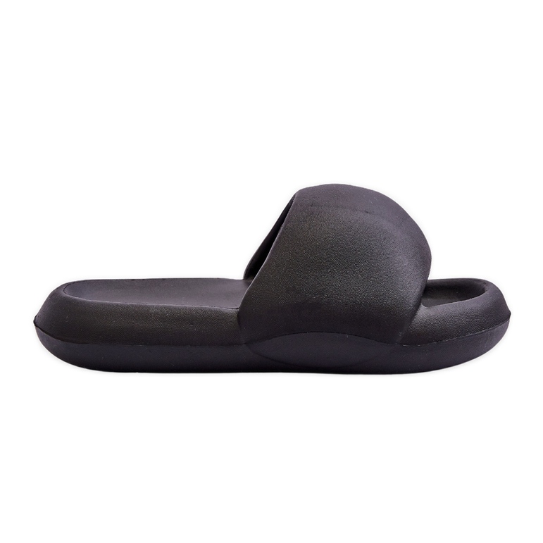 Women's Light Foam Platform Slippers Black Milton