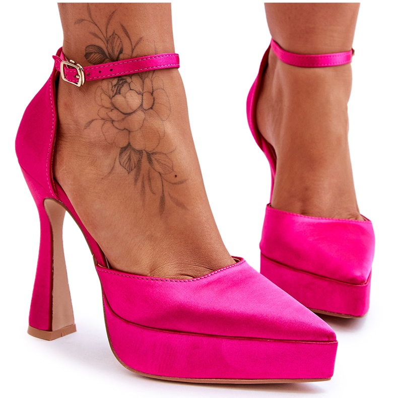 Fashionable High Heel Pumps Fuchsia Madness pink