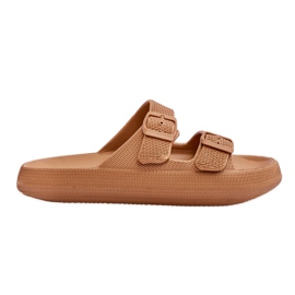 Women's Light Foam Slippers Brown Cleve