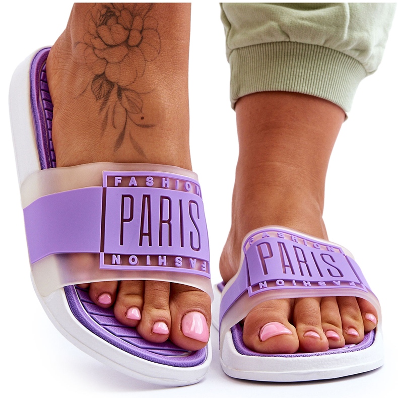 Women's Sport Slippers Purple Sunrise violet