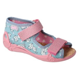 Befado children's shoes 342P040 blue Befado children's shoes 342P040 blue