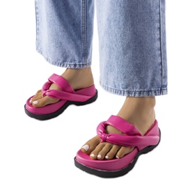 Pink platform sandals from Lachapelle