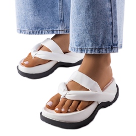 PA1 White platform sandals from Lachapelle PA1 White platform sandals from Lachapelle