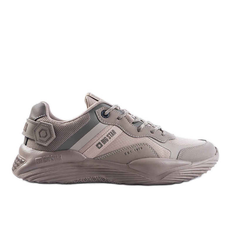 Beige sports shoes Big Star LL174151