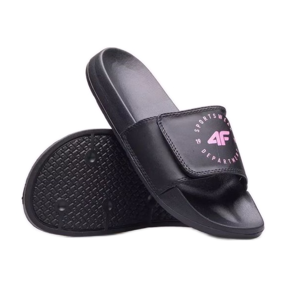 4F Jr. 4FJSS23FFLIF081-21S slippers black