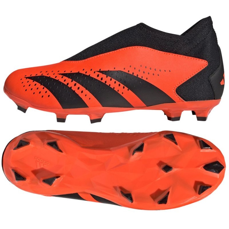 Adidas Predator Accuracy.3 Fg Ll Jr GW4607 soccer shoes orange oranges and reds Adidas Predator Accuracy.3 Fg Ll Jr GW4607 soccer shoes orange oranges and reds