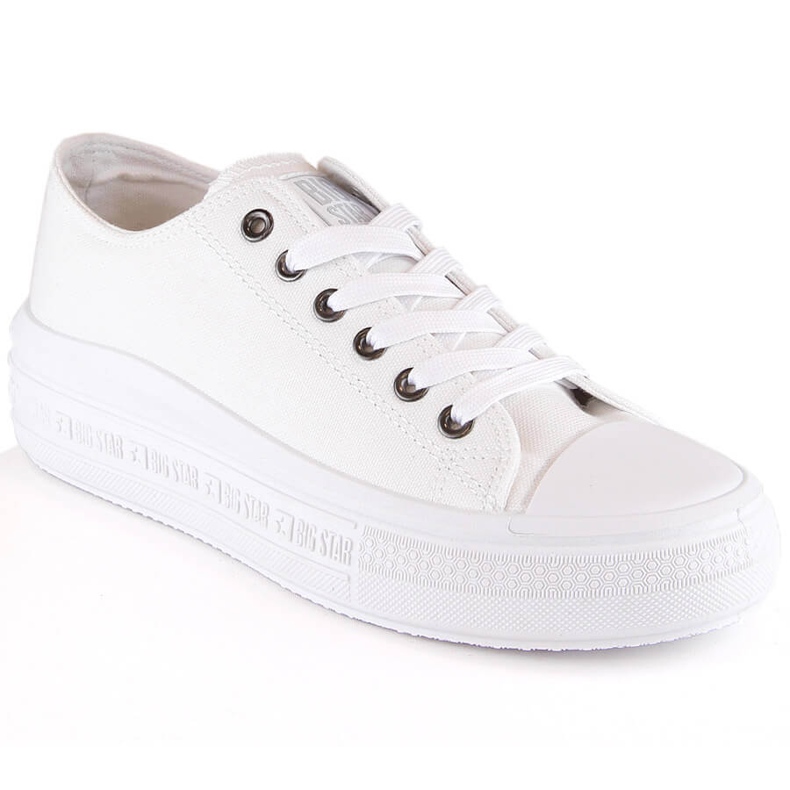 Women's sneakers on the platform white Big Star LL274A177