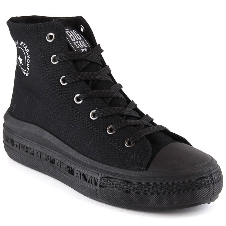 Women's ankle boots on the platform black Big Star LL274A182