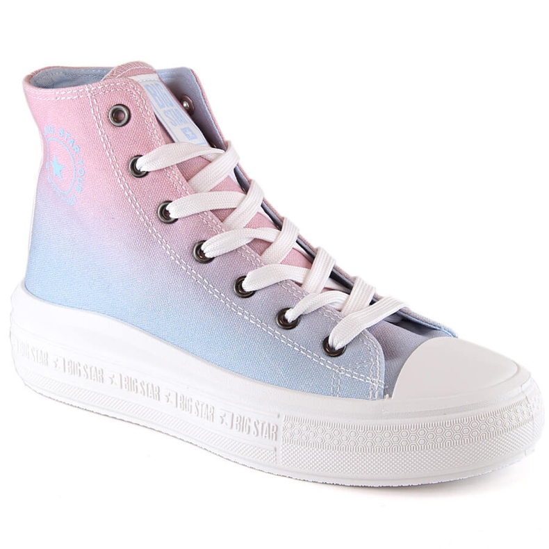 Women's sneakers on the platform ombre Big Star LL274A191 multicolored