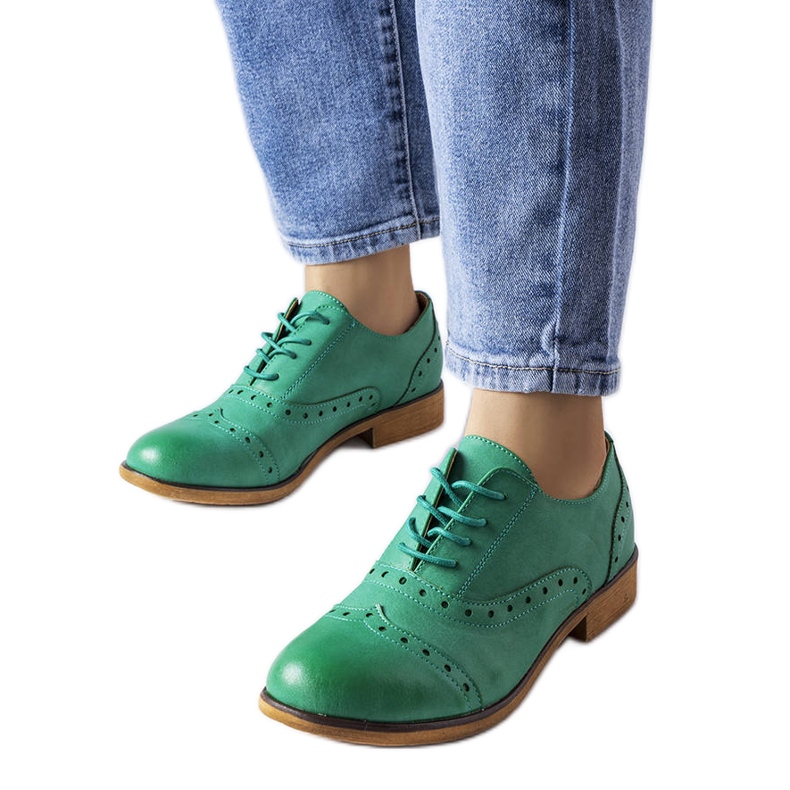 Green shoes LS5379
