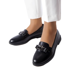 Black elegant loafers from Harquin