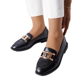 Black buckle loafers from Henrique Black buckle loafers from Henrique