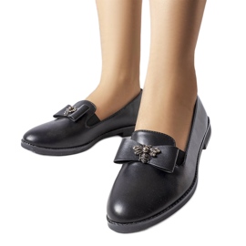 Black decorative loafers from Ila