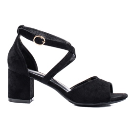 W. Potocki Black suede sandals from Potocki W. Potocki Black suede sandals from Potocki