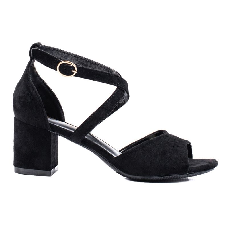 W. Potocki Black suede sandals from Potocki