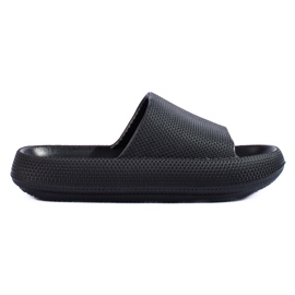 Women's black Shelovet slippers Women's black Shelovet slippers