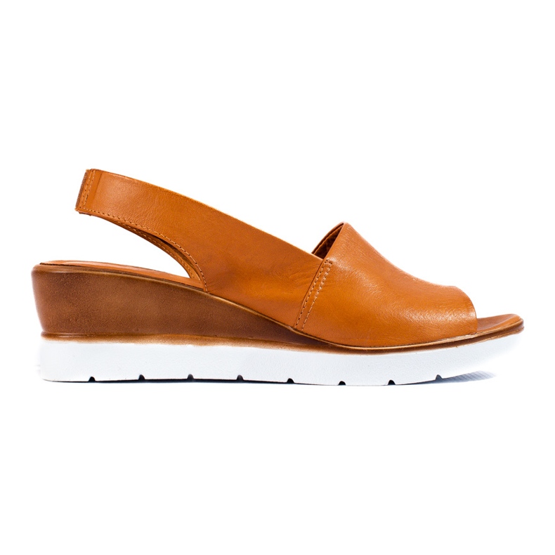 W. Potocki Women's wedge sandals brown Potocki