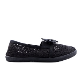 Black sandals for children from Bubby